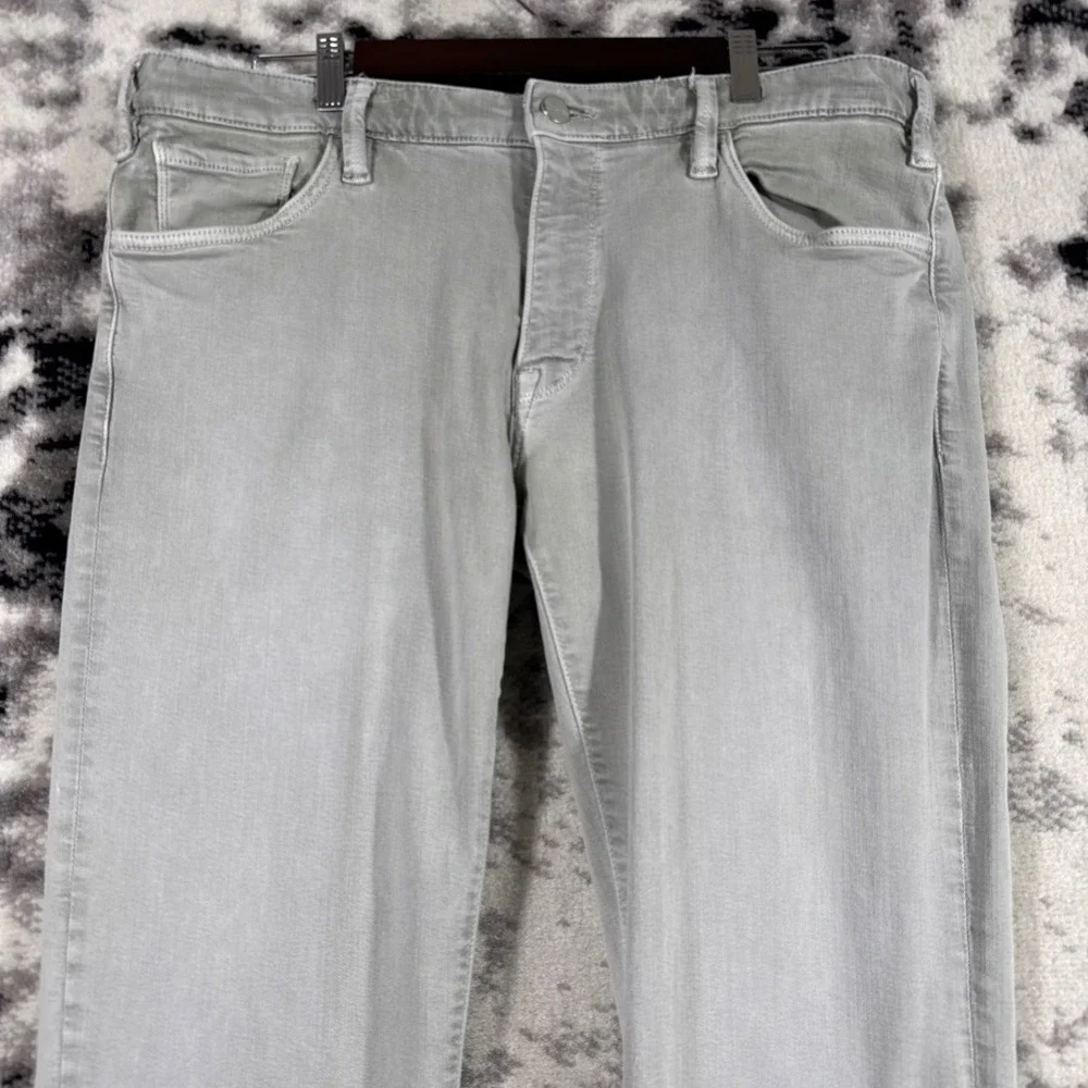 34 Heritage Courage Mid Rise Straight‎ Leg Mens 38x27 Jeans Light Grey